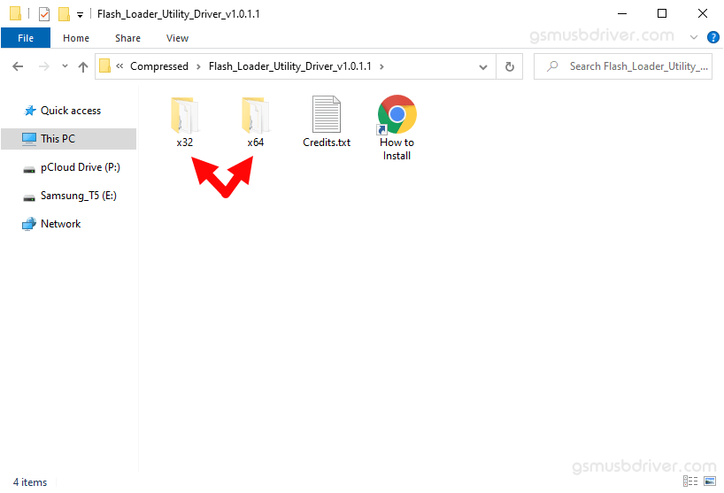 Flash Loader Utility Driver Folder