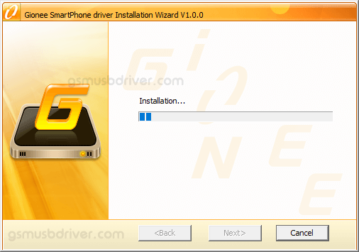 Gionee Smartphone Driver Installing