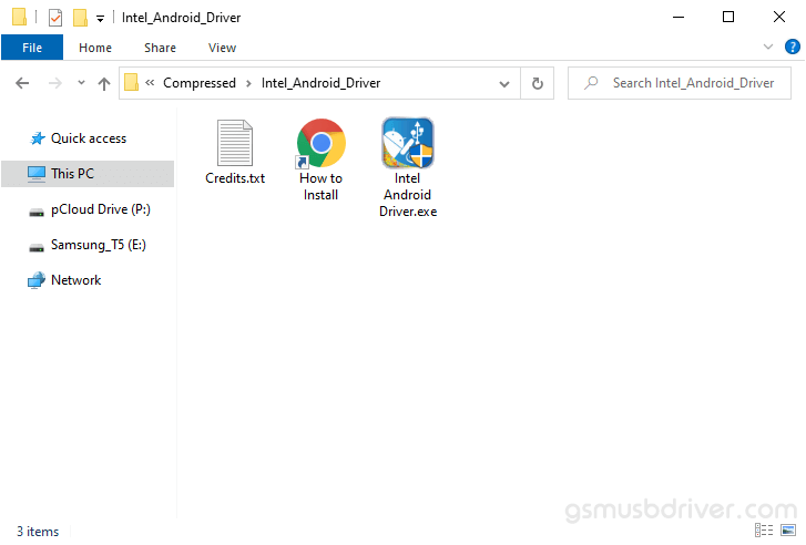 Intel Android Driver Files