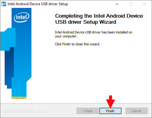 Intel Android Driver Finish