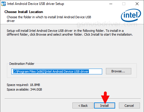 Intel Android Driver Location